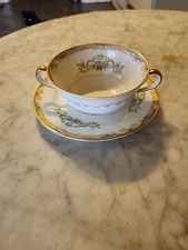 Noritake Mimi Footed Cup And Saucer Set Pattern #2757