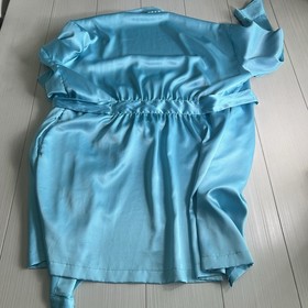 Victoria&rsquo;s Secret Robe One Size Sexy Silky Belted Short Kimono Pockets