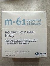M-61 Powerful Skincare PowerGlow Peel Body 10 Treatments New In Box