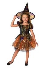 Rubie's Official Halloween Glitter Elegant Witch Childs Costume ELEGANT WITCH 3-