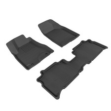 3d Maxpider Custom Fit Kagu Black 1st 2nd Row Floor Liners For 04-09 Rx330 350