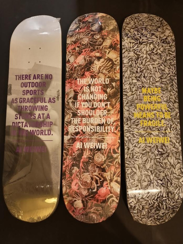 AI WeiWei skatedecks