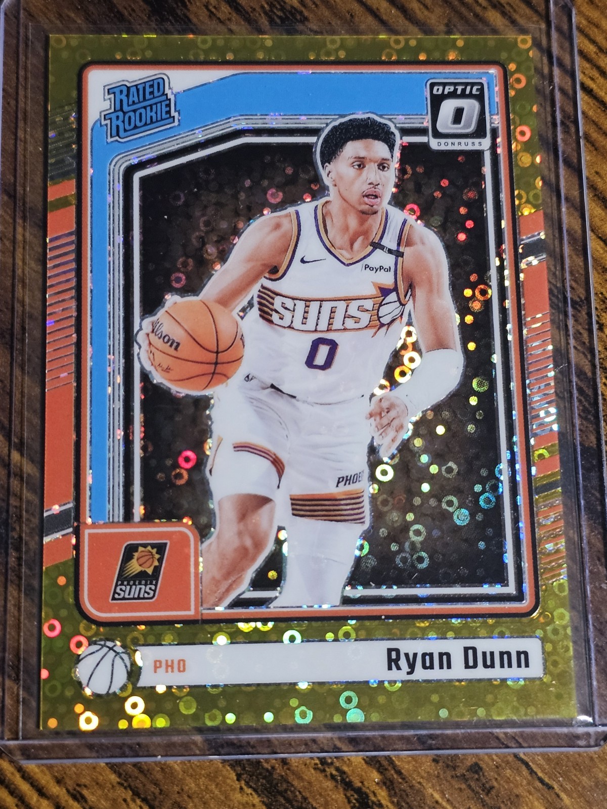 2024-25 Panini Donruss Optic #279 Ryan Dunn RC Rookie Gold Disco Prizm #d 10/10