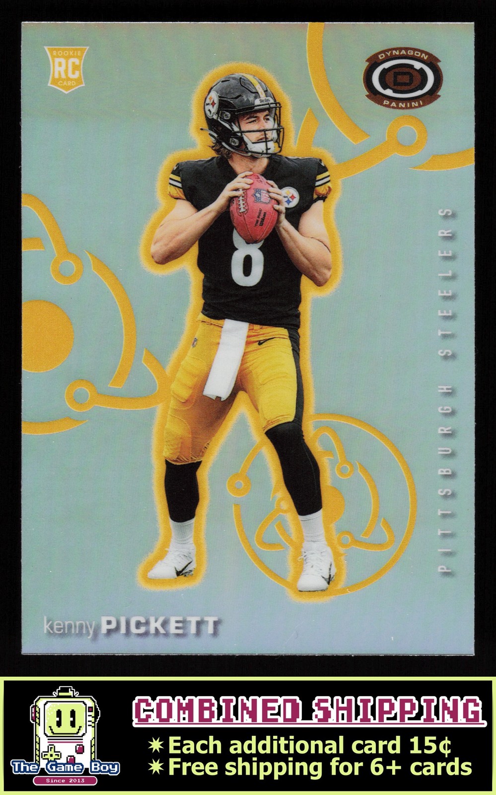 2022 Panini Chronicles Dynagon Rookies Silver #D-1 Kenny Pickett Steelers