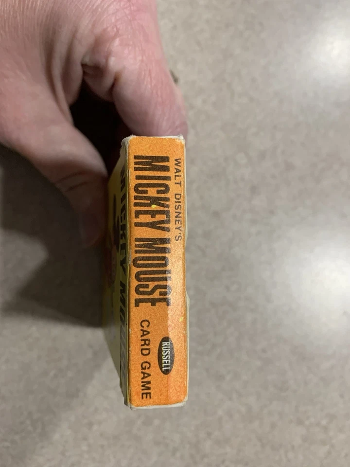 Russell Juegos de Cartas MICKEY MOUSE Completo Con Caja De Colección 1965 Foto 4 de 4