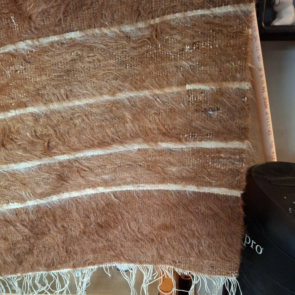 Alfombra de guerra histórica tribal afgana vintage mediados de siglo Foto 4 de 4