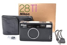 [Top NEUWERTIG in Box] Nikon 28Ti 28 Ti schwarze analoge Kompaktkamera 35 mm ...