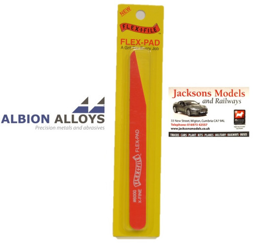 Albion Alloys 6000 Flex-i-File Extra Fine 600 Grit Flex-Pad