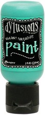 Dylusions Acrylic Paint 1oz-Vibrant Turquoise - 3 Pack