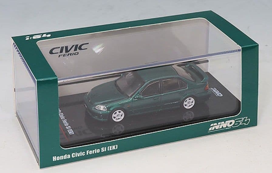 NEW INNO Models 1:64 Honda Civic Ferio Si EK Green IN64-EKS-GREEN