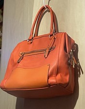 Jasper Conran Large Orange Leather Bag