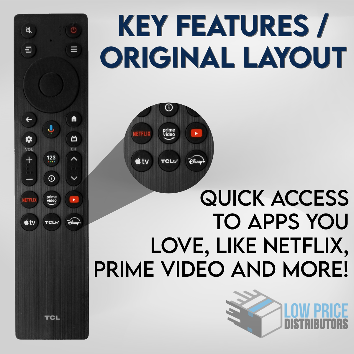 New Original TCL 55QM7K 65QM7K 75QM7K 85QM7K 98QM7K TV Remote