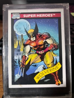 PRISTINE 1990 MARVEL UNIVERSE WOLVERINE RARE POP 1 HOLY GRAIL! 9.5