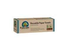 Reusable Paper Towels– 12 CT Sheets – 100% Natural, Compostable Cleaning Clot...
