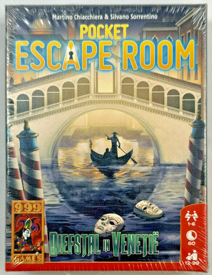 Pocket Escape Room Diefstal in Venetië 999 Games Nederlands Pocketversie Nieuw