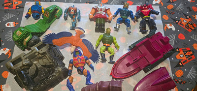 Mattel Masters of the Universe He-Man Mixed Lot Action Figures & Vehicles