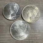 (3) Lot of 3 - 1922 PEACE SILVER DOLLARS