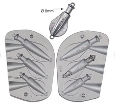 Squid Mojo Jig Mold 40-60-80g  Boat & Shore Saltwater Fishing