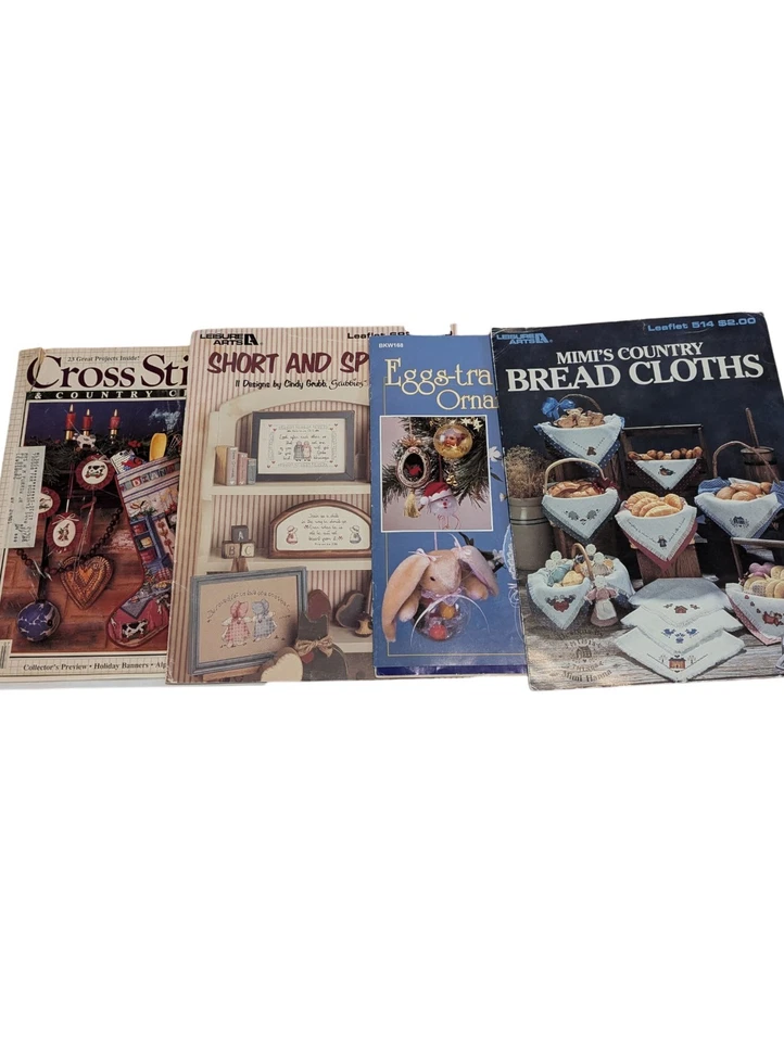 Lot of 12 Cross Stitch Instructions Booklets Vintage Patterns Christmas Easter  - Image 3 of 4