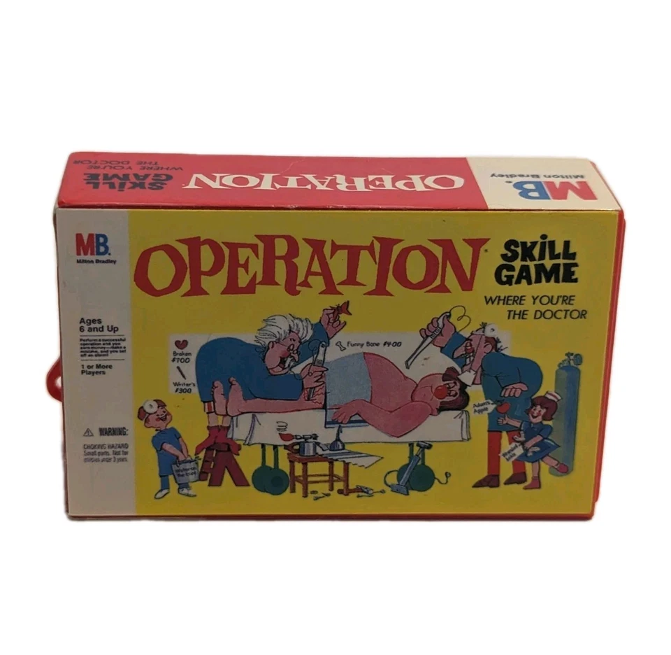 OPERATION GAME KEYCHAIN 1998 Hasbro Basic Fun - Image 2 of 4