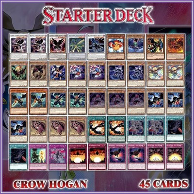 Blackwing Silverwind Deck Crow Hogan Custom Yu-Gi-Oh Complete Deck 40+