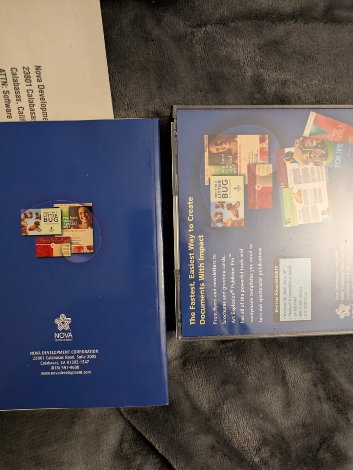 PC de colección Nova Art Explosion Publisher PRO edición plateada Windows 98/XP/ME completo Foto 2 de 4