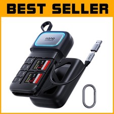 High-Speed Dual Slot Card Reader for iPhone Android PC