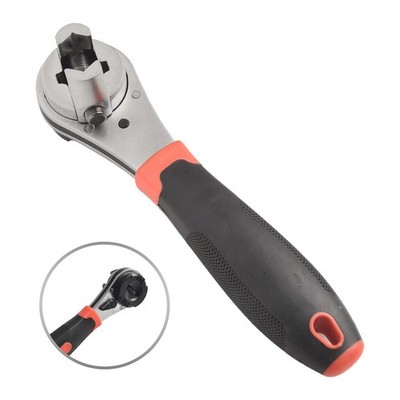 Adjustable Wrench Hand  Ratchet Wrench Tool for 6-22mm Spanner Tool Repairing
