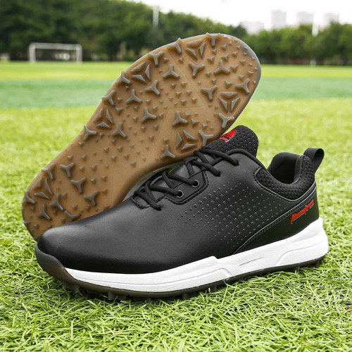 Men's Waterproof Golf Spikeless Shoes Light Weight Breathable Walking Sneakers - Picture 28 of 29