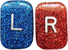 X-Ray Markers, Small Rectangle, Glitter, Generic, NO INITIALS