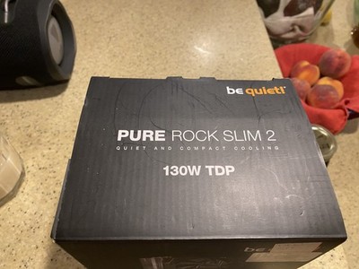 be quiet! Pure Rock Slim 2 CPU Cooler   92mm Fan   Intel/AMD Compatible