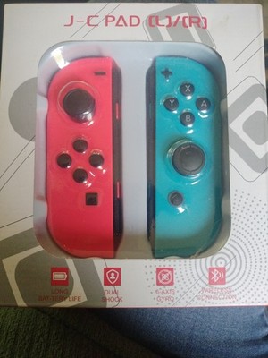 J-C PAD Controllers Nintendo Switch Joy Con Blue-Red Nintendo Switch - New