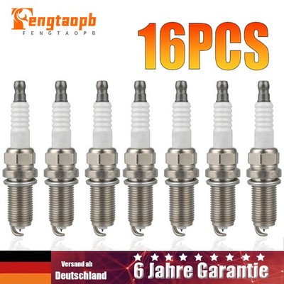 16 PCS Zündkerzen für 90919-01253 DENSO SC20HR11 Toyota NISSA Iridium Long Life