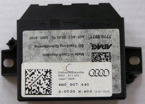Audi A7 4G A8 4H Steuergerät 4H0907440 Schnittstellensteuergerät Fahrzeugortung