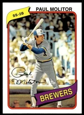 2011 Topps Paul Molitor #60YOT-29 60 Years of Topps REPRINT Milwaukee Brewers