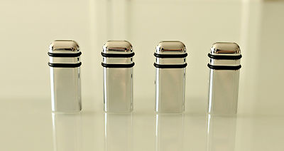 4x Irmscher Aluminium door pins Vauxhall Opel Astra Corsa Tigra Meriva Vectra  