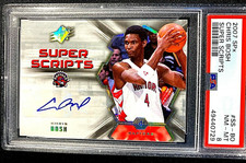 VHTF CHRIS BOSH 2007-08 PSA 8 NM/MT AUTOGRAPH AUTO SPX SUPER SCRIPTS G1071&1338