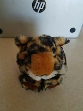 Puffkins Lenny Leopard Bean Bag Plush Stuffed Animal Toy 4.5  1998 with tag