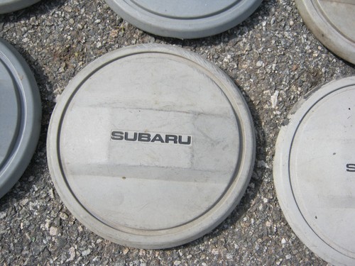 Factory original 1985 1986 Subaru GL twist on center caps hubcaps - Picture 20 of 21