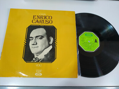ENRICO CARUSO VOL. 2 LP Vinilo 12'' 1976 ORIGINAL SPANISH PRESS VG/VG MOVIE PLAY