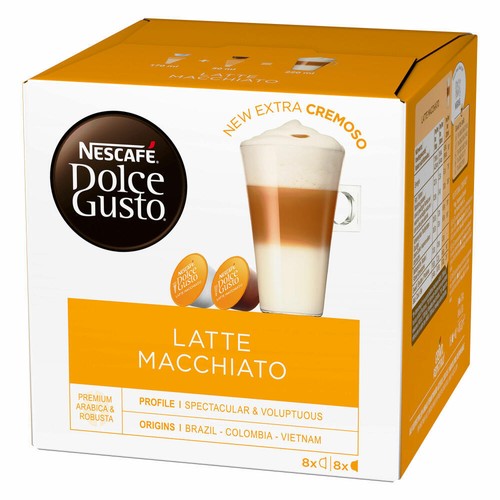 Nescafé DOLCE GUSTO Latte Macchiato Kaffee 6 x 16 KAPSELN (48 Portionen) - Bild 2 von 8