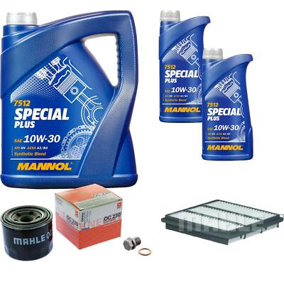 MAHLE Inspektionspaket 7 L MANNOL Special Plus 10W-30 für Mitsubishi Pajero II