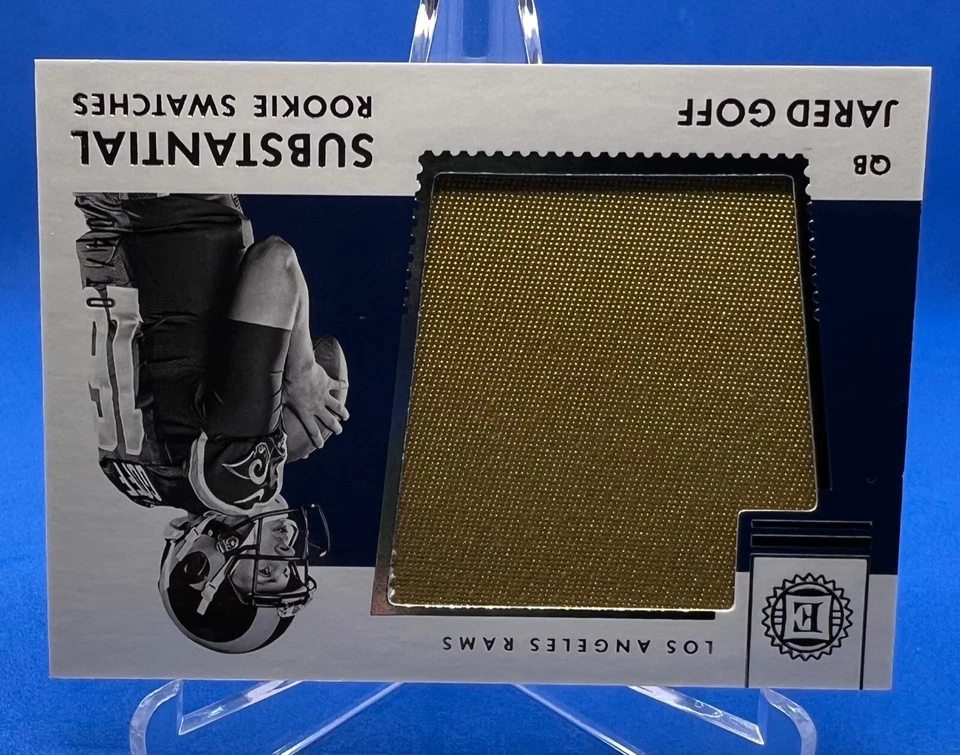 2016 panini encased Jared Goff RC Player Worn patch Super Rare only 04/10 beauty - Image 2 of 4