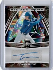 2022 Elite Extra Edition Hidden Gems Tommy Specht Auto (B71) A3 Rangers