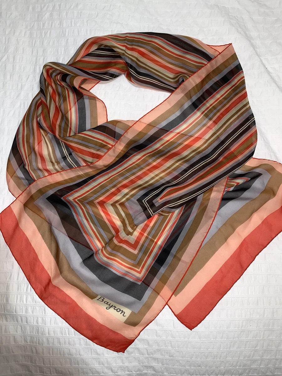 silk scarf oblong