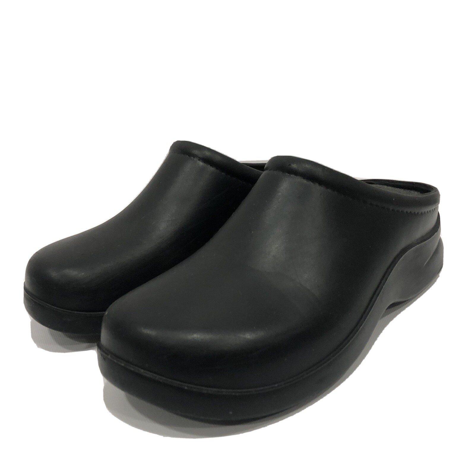Klogs Footwear Women’s Black Work Slip On Clogs Nursing Slip Resistant Sz 8