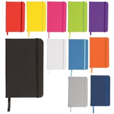 A4 A5 A6 RULED LINED HARDBACK NOTEBOOK HARD BACK NOTEPAD PAD SCHOOL WORK HQ UK