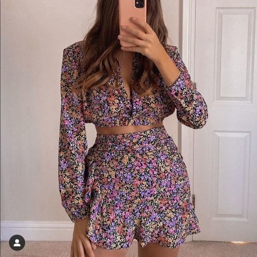Camicia stampata con spalline ZARA - Foto 2 di 8