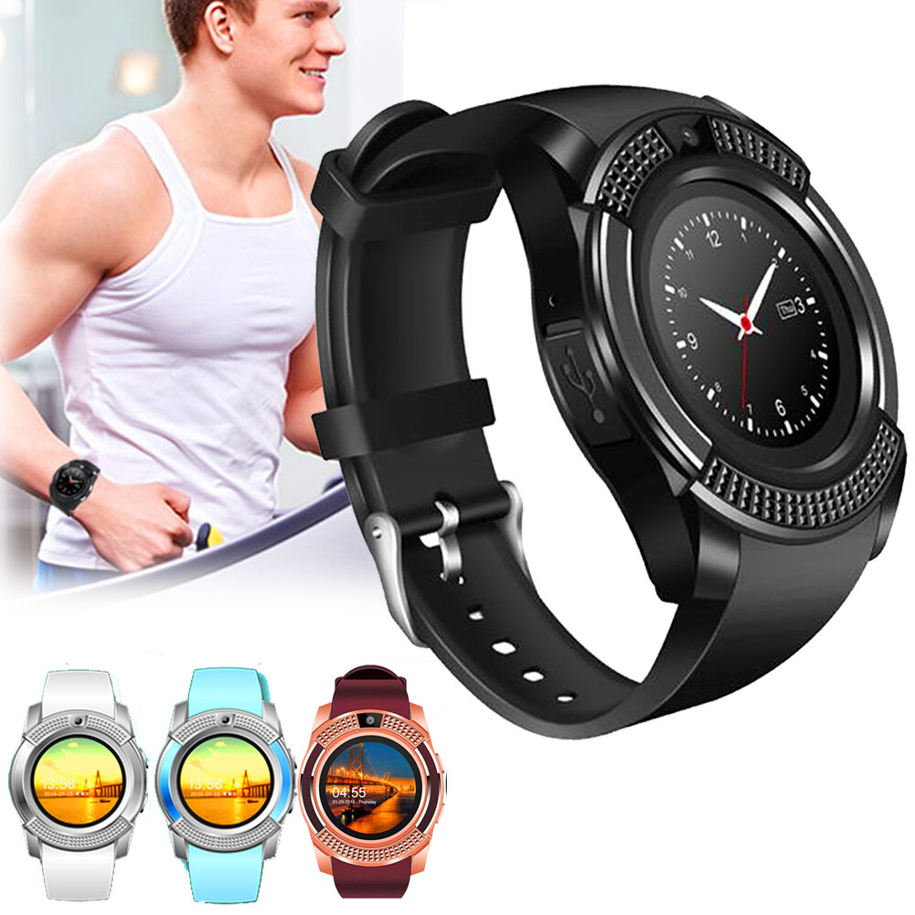 Bluetooth Smart Watch Unlocked Call Camera Sports Fitness Wristwatch for  Android