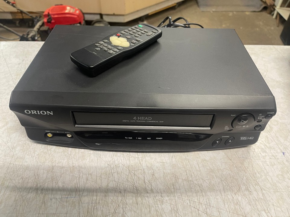ORION VR0421 VHS VCR Player Video Cassette Player 4Head W/ REMOTE
